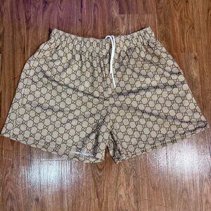 Bravest Studios "GG" Mesh Lined Athleisure Carmel Men's Short XXL